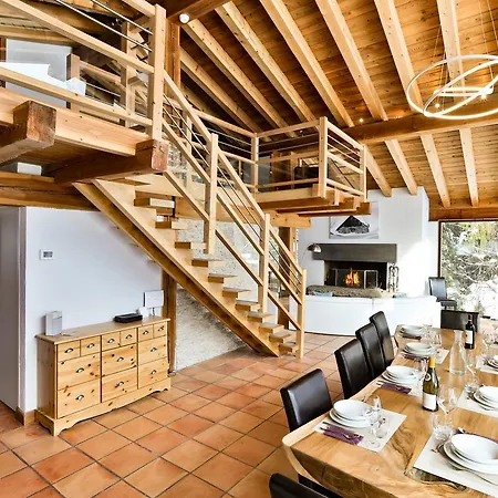 Isabelle Mountain 5 Star 5 Bedroom En Sauna Jacuzzi Alpesi faház